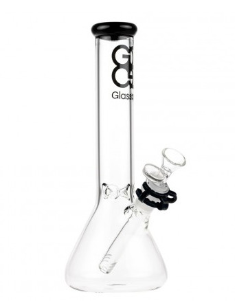 Glasscity Beaker Ice Bong | 10 inch | Black