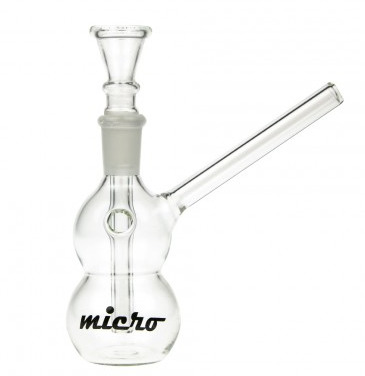 Double Bubble Glass Micro Mini Bong